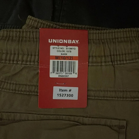 Unionbay Green, gray, khaki size 10/12 Medium Uniform School pants - Picture 11 of 13